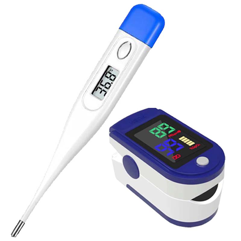 Pulse Oximeter - Digital Thermometer Accurate Oral Armpit Temperature