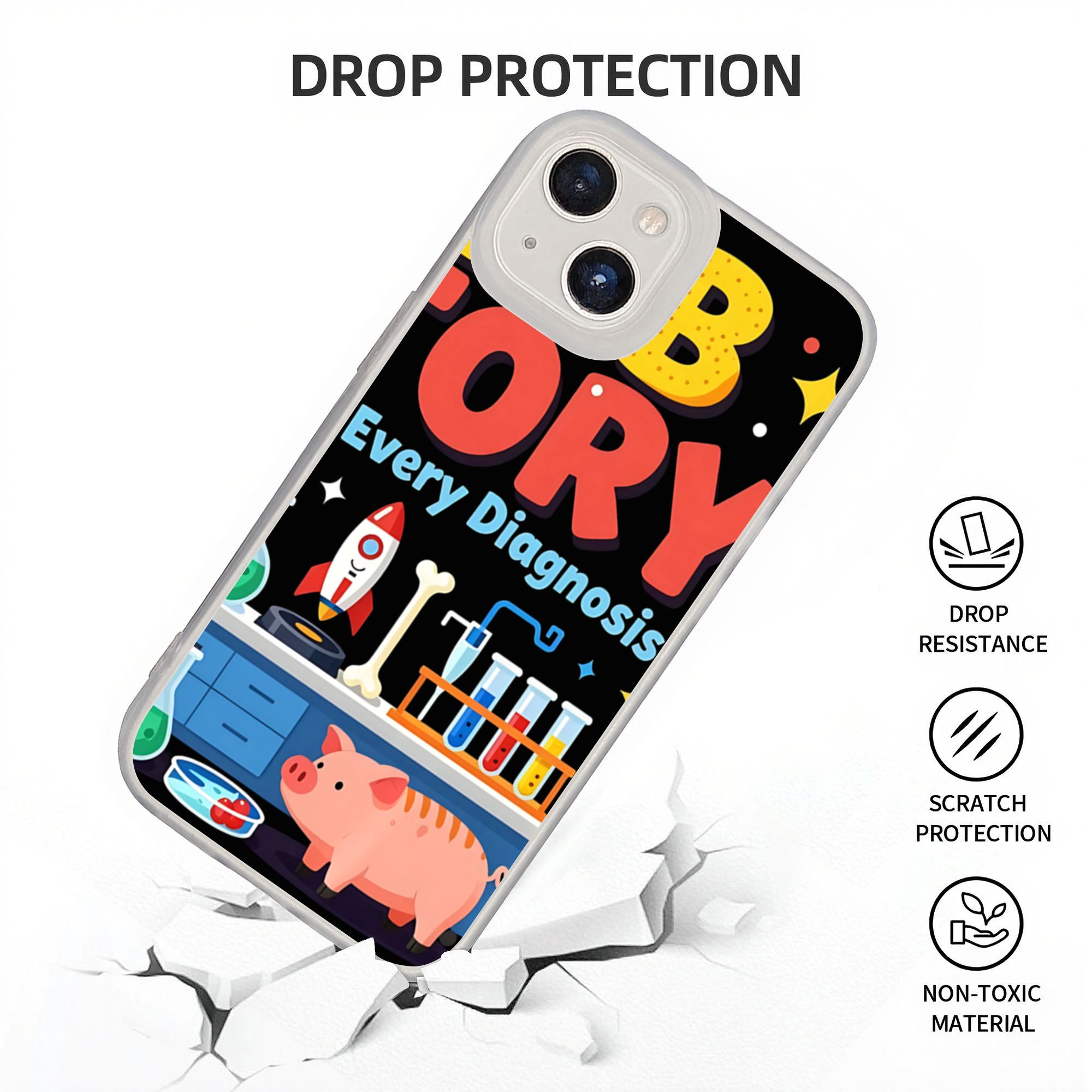Medical Lab Technician - New Armor Bumper Shockproof Medical Laboratory