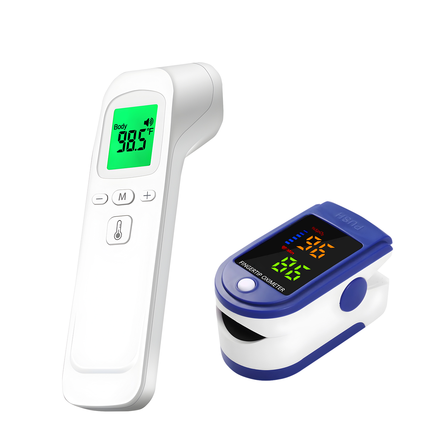 Pulse Oximeter - Oximeter Infrared Fever Thermometer Medical Household