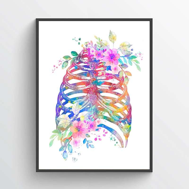 Anatomy Medical Poster Flower  - огляд і ціна Medical Lab Posters