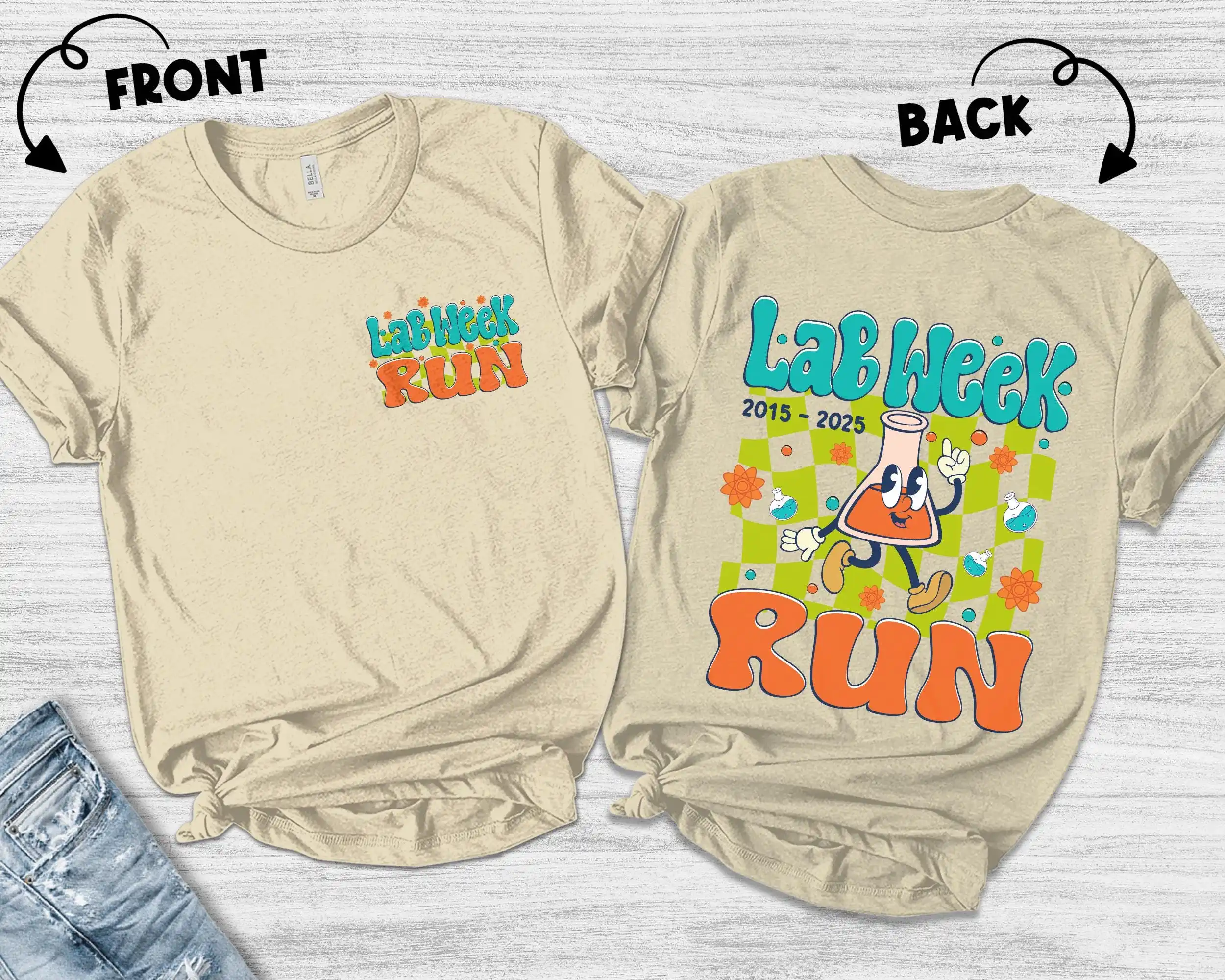 Retro Lab Week 2025 T Shirt Ru - огляд і ціна Medical Lab Week 2025