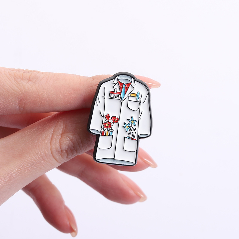Floral Doctor Nurse Coat Ename - огляд і ціна Medical Lab Gifts