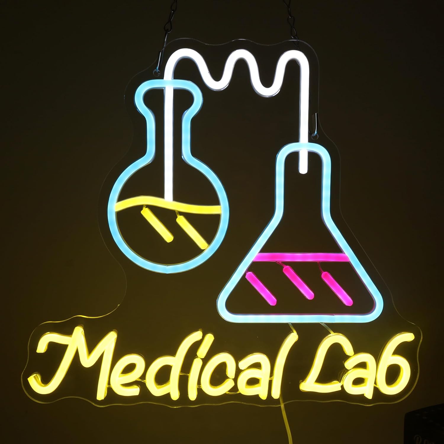 Science Laboratory Neon Sign U - огляд і ціна Medical Lab Gifts