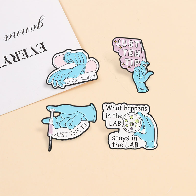 Science Lab Enamel Pins Just T - огляд і ціна Medical Lab Gifts