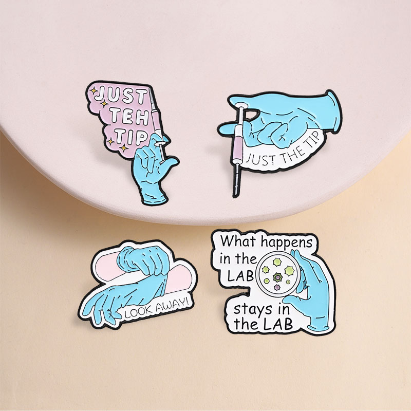 Science Lab Enamel Pins Just T - огляд і ціна Medical Lab Gifts
