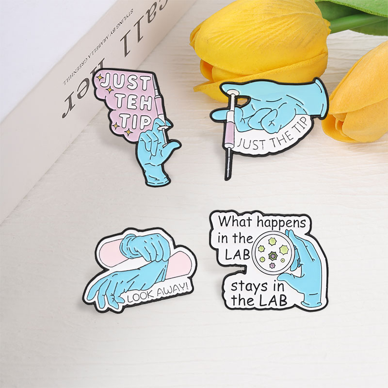 Science Lab Enamel Pins Just T - огляд і ціна Medical Lab Gifts