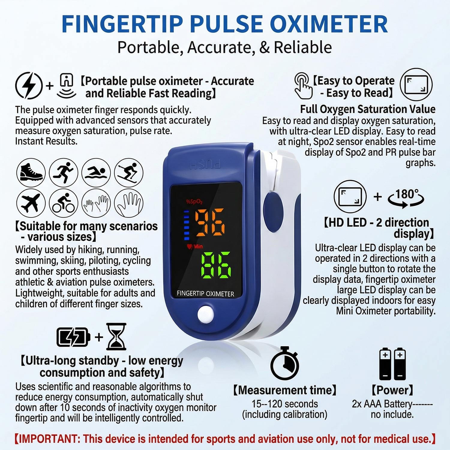 Medcial Forehead Thermometer F - огляд і ціна Pulse Oximeter